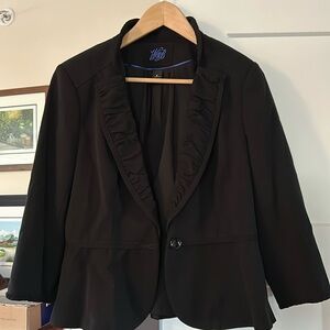 White House Black Market - black jacket - size 8